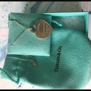 Tiffany & Co. heart tag pendant necklace